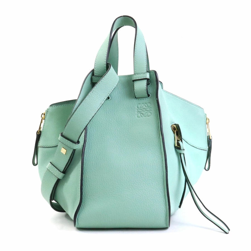 Loewe 2way Shoulder Bag Hammock Leather Pale Green
